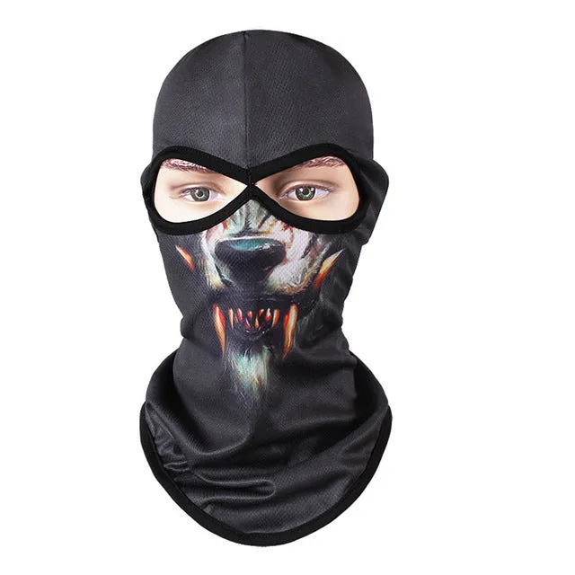 New Balaclava Animal Motorcycle Mask Tactical Balaclava Face Shield Breathable Face Mask Motorcycle Biker Moto Helmet Skull Mask