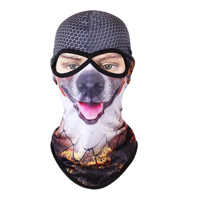 New Balaclava Animal Motorcycle Mask Tactical Balaclava Face Shield Breathable Face Mask Motorcycle Biker Moto Helmet Skull Mask