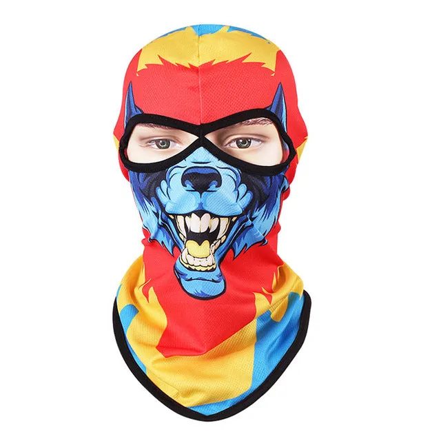 New Balaclava Animal Motorcycle Mask Tactical Balaclava Face Shield Breathable Face Mask Motorcycle Biker Moto Helmet Skull Mask