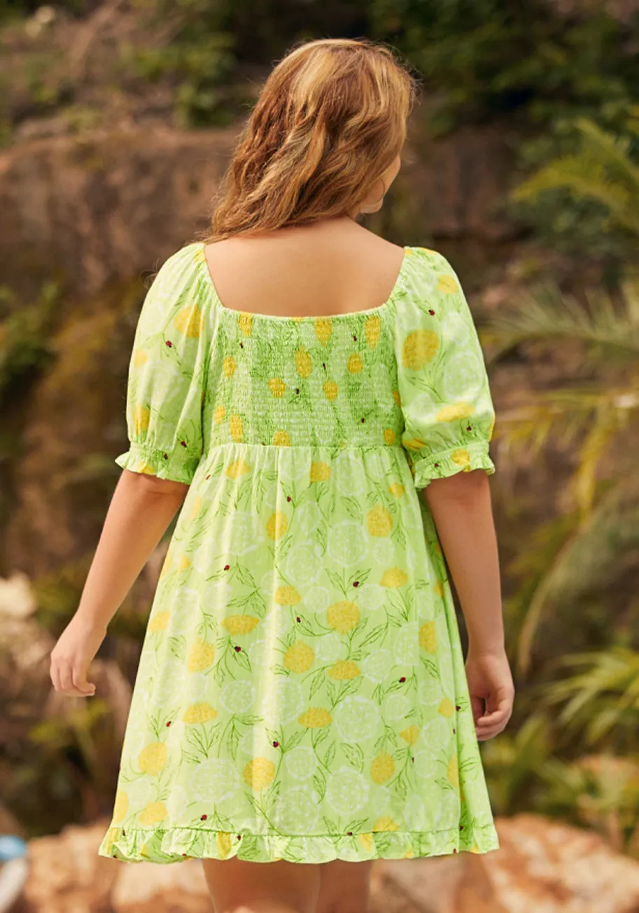 Picnic in Paradise Babydoll Dress