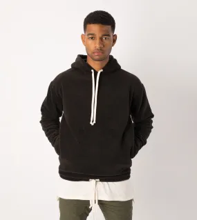 Polar Rugger Hood Sweat Black - Sale