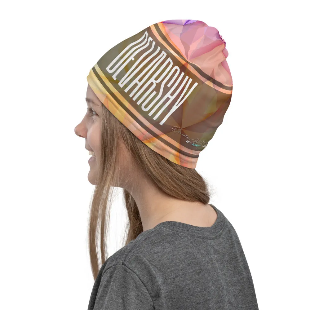 Polygon Art Neck Gaiter Abstract Face Mask Polygon Colors Neck Tube in 3 Colors Headband, PF - 11226