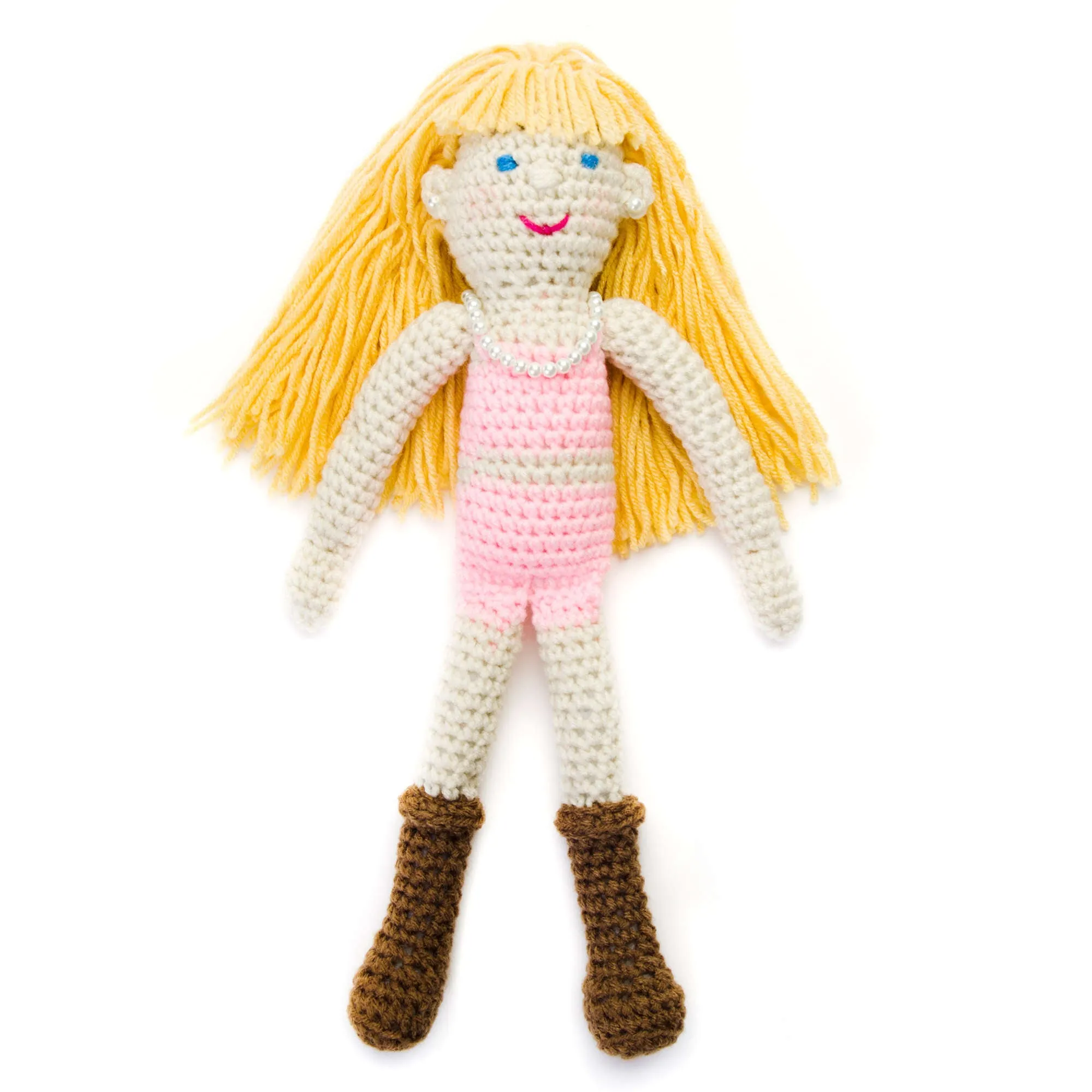 Red Heart Crochet Lovely Lucy Doll