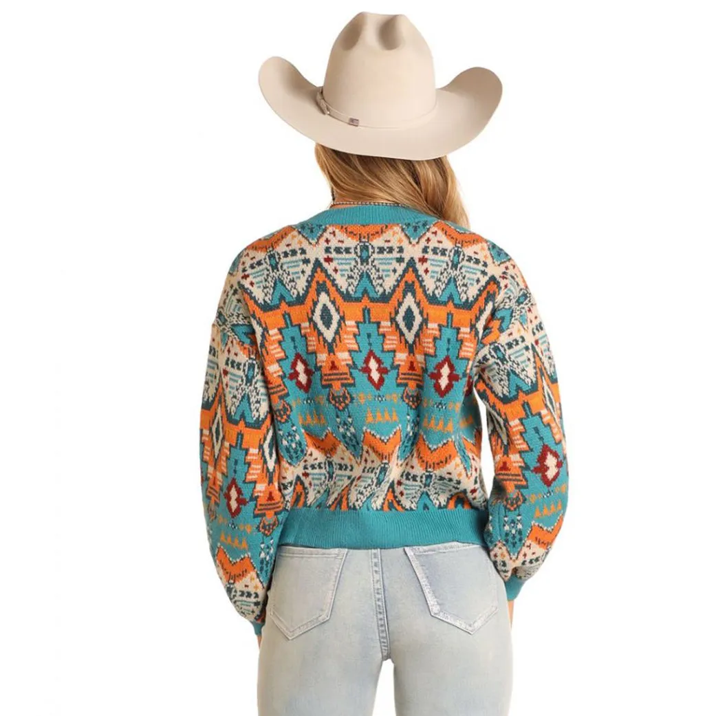 Rock & Roll Denim Women's Aztec Sweater