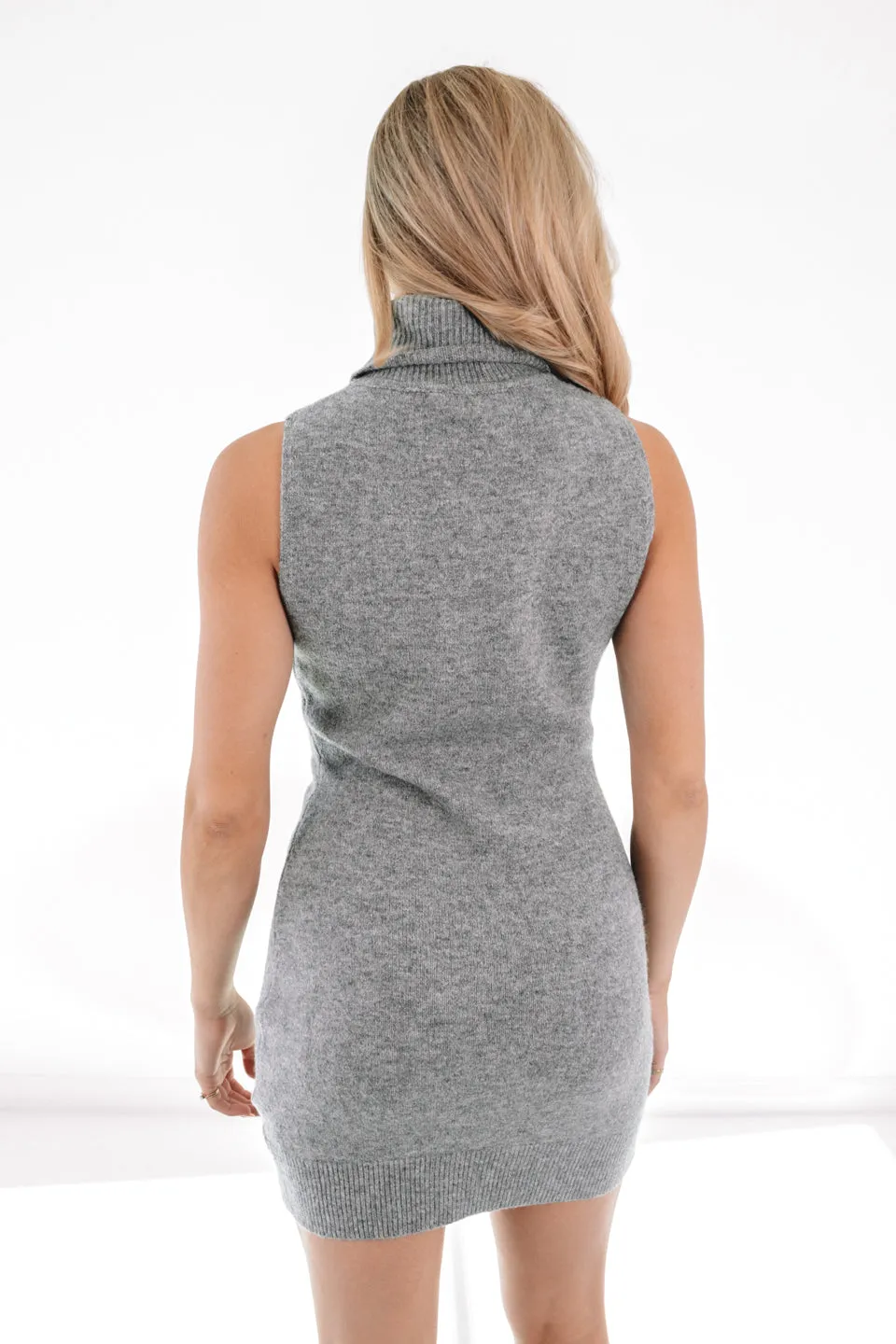 Room For You Sweater Dress - Grey