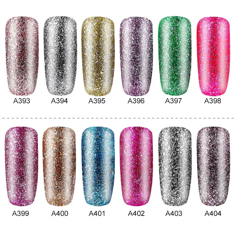 ROSALIND  Hybrid Varnishes Gel Nail Polish Set Glitter Platinum Painting Nails Art Poly UV Gellak Top Base Primer For Manicure