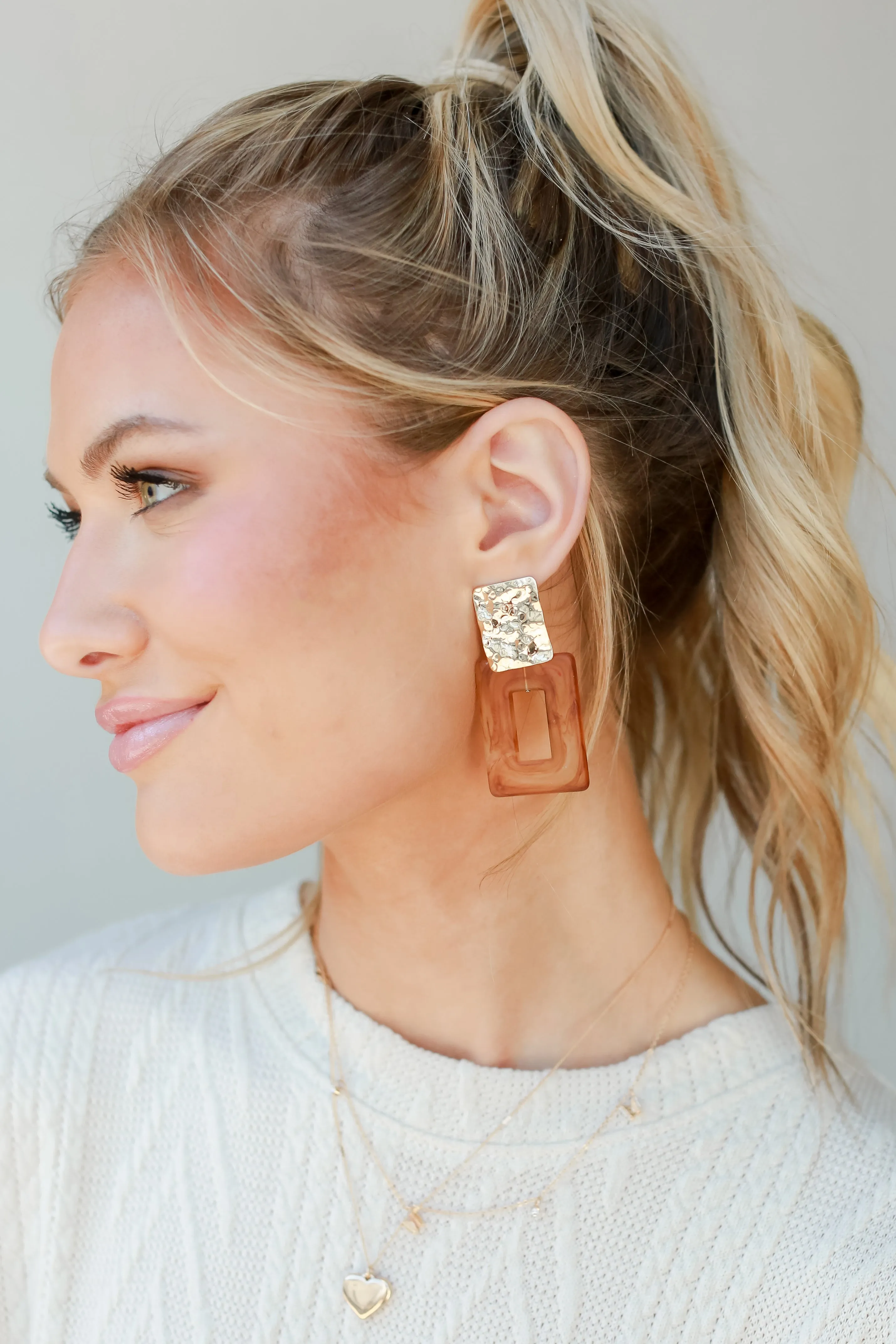 Scarlett Acrylic Statement Earrings