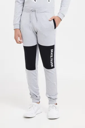 Senior Boys Grey Fever Coordinated Active Pants