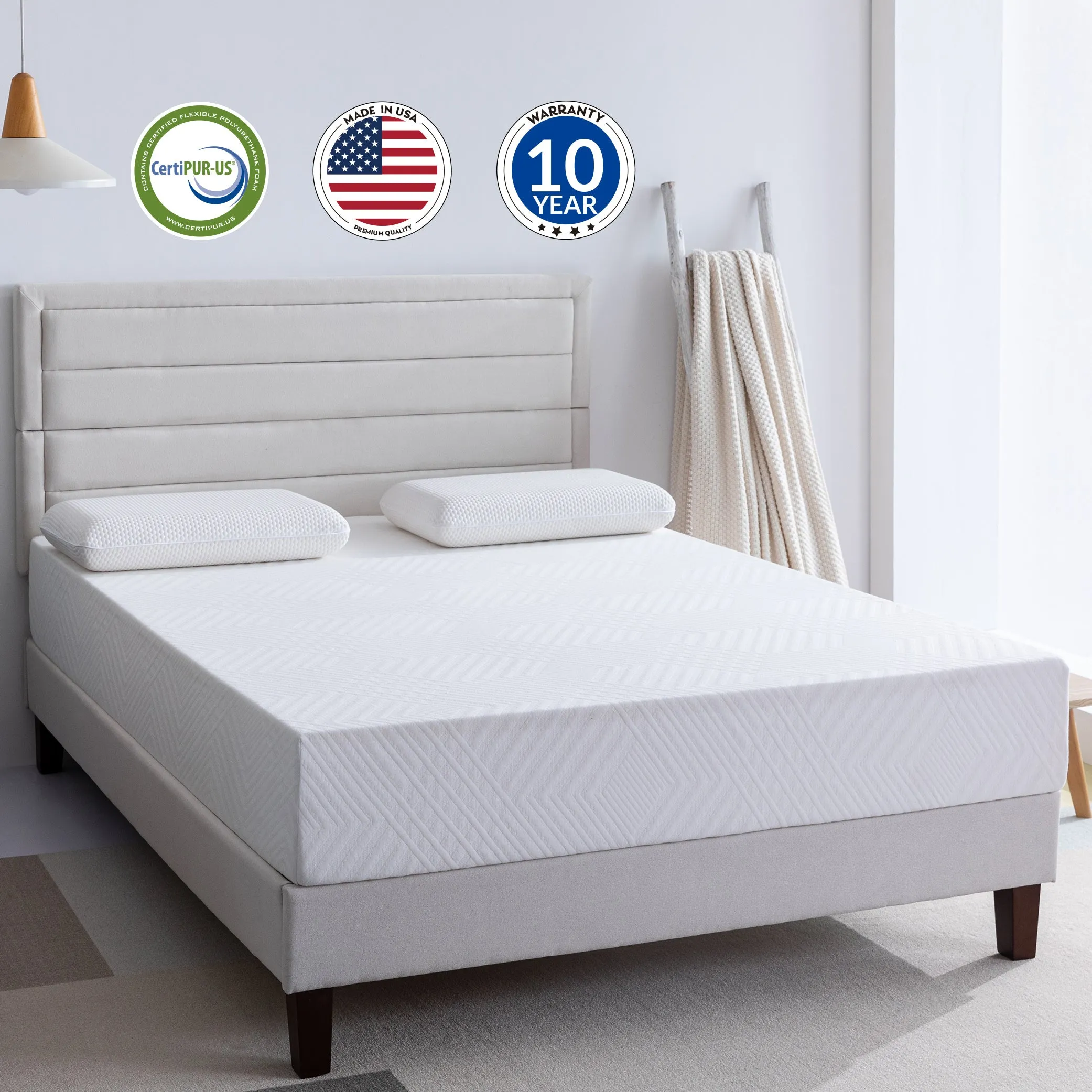 Serenity Memory Foam 10" Mattress - Twin XL