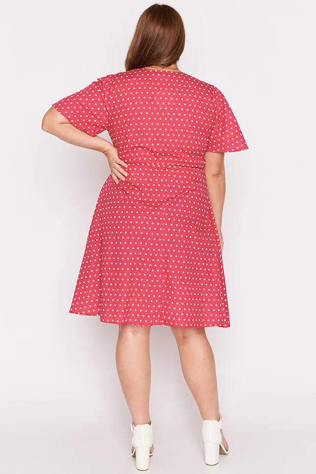 Siena Cotton Cherry Spot Dress