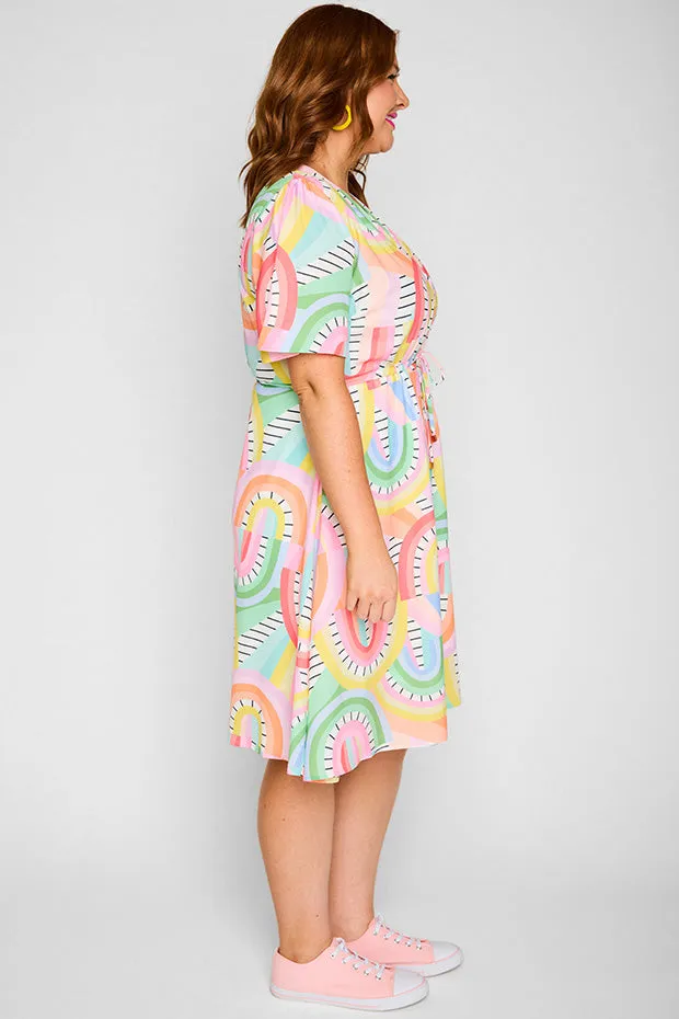 Siena Rainbow Vibing Dress