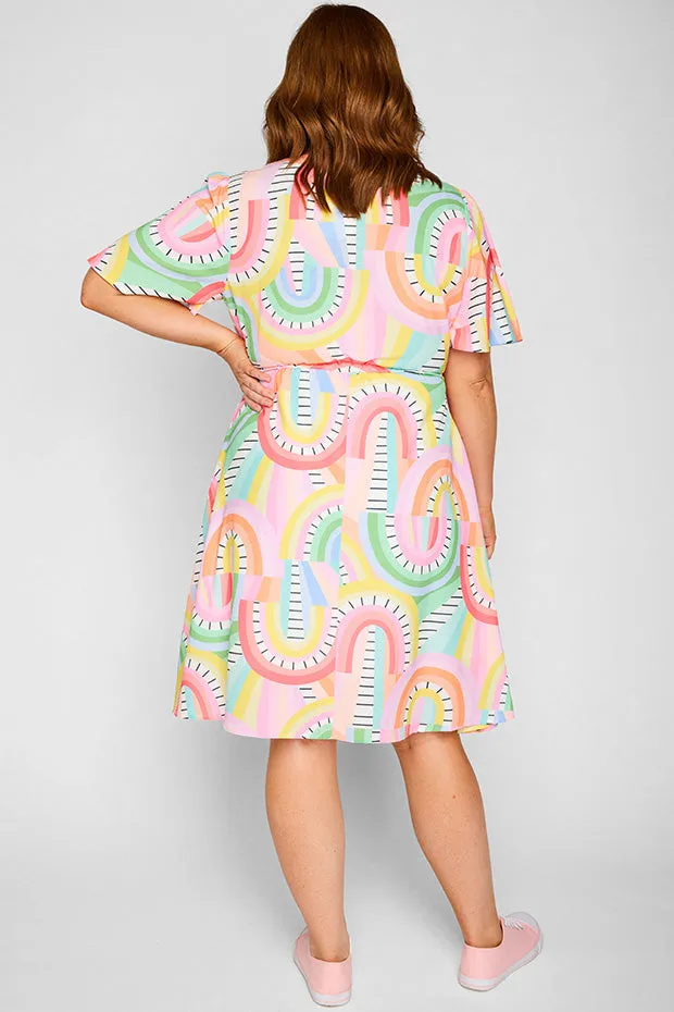 Siena Rainbow Vibing Dress