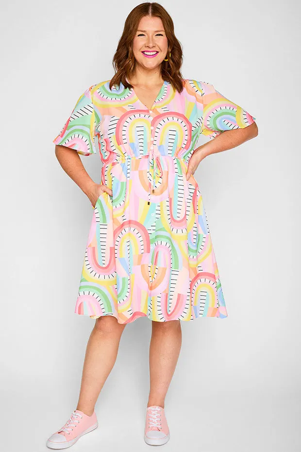 Siena Rainbow Vibing Dress