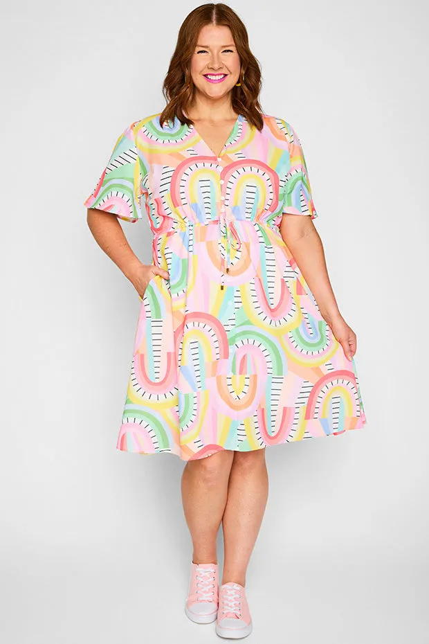 Siena Rainbow Vibing Dress