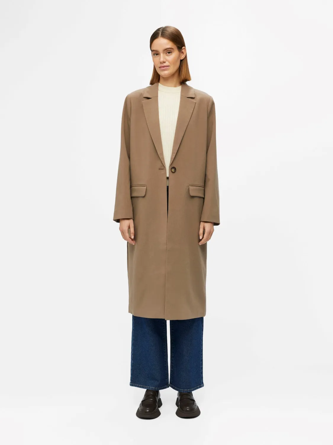 Sigrid Blazer Coat (Fossil)