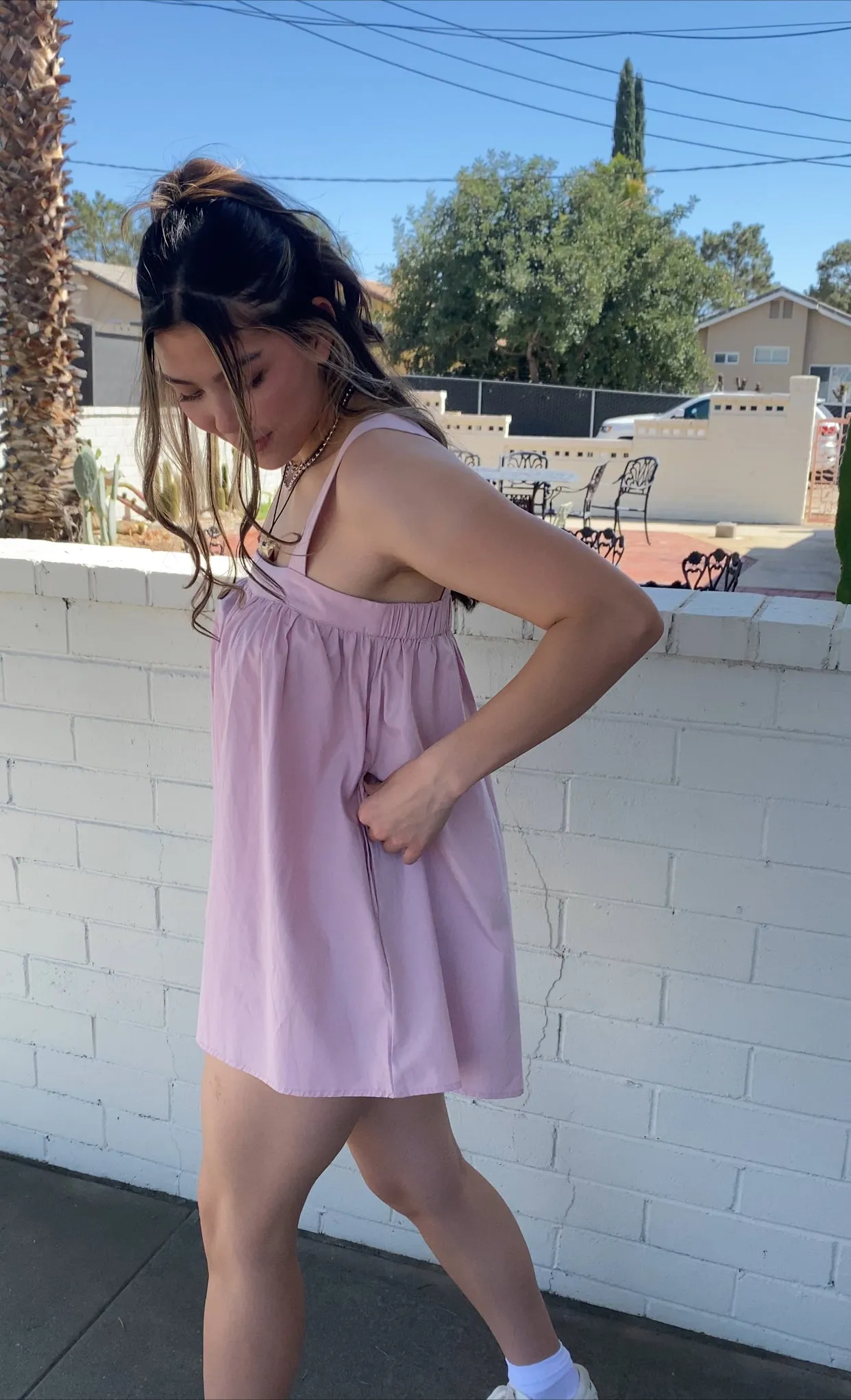 Sleeveless Babydoll Romper