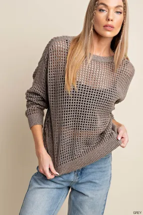 Soft Net Sweater