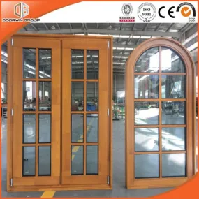 Solid Pine / Larch Wood Casement and Fixed Window with Full Divided Light - China Wooden Window, Wood Casement Window