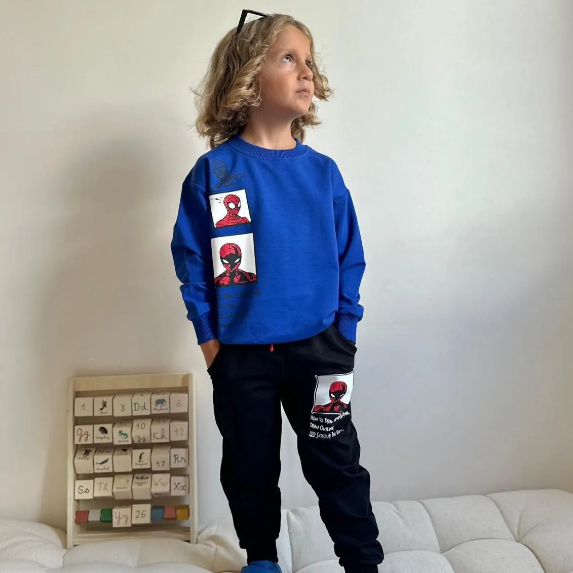 Spidy's Sense Cotton Joggers Set