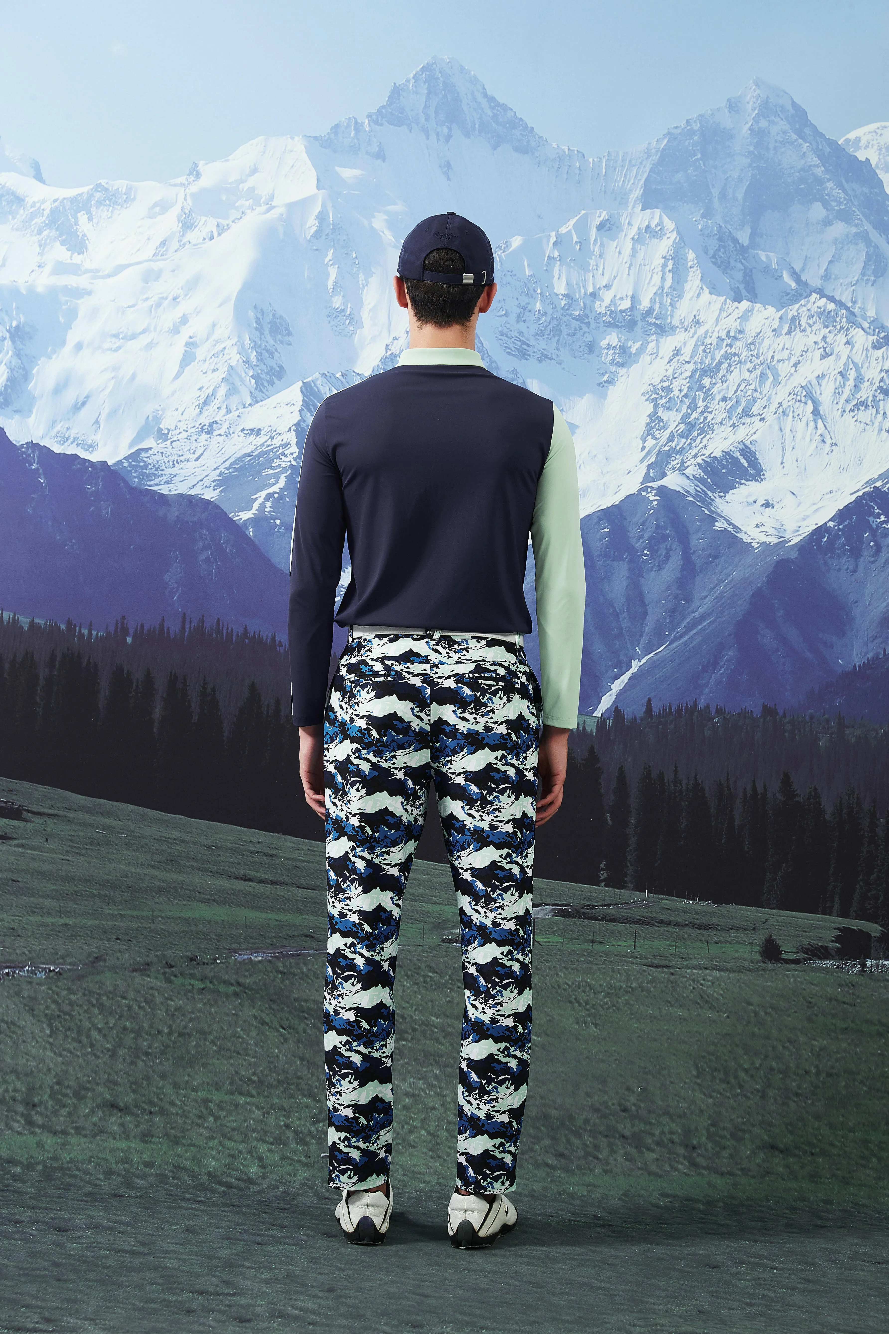 SVG Men's Camouflage Print Down Thermal Pants