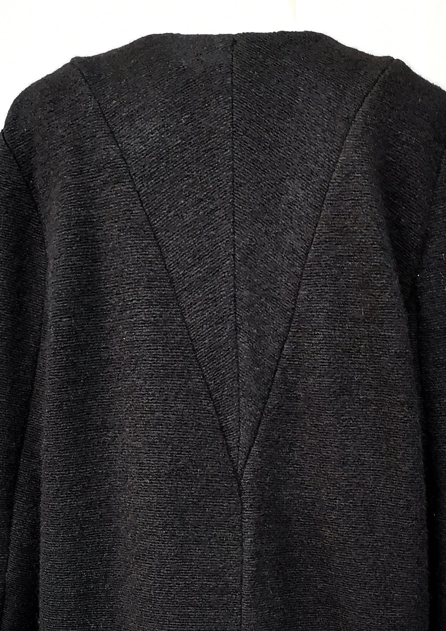 SWEATER/DRESS SIDE ZIP - WOOL BLEND black