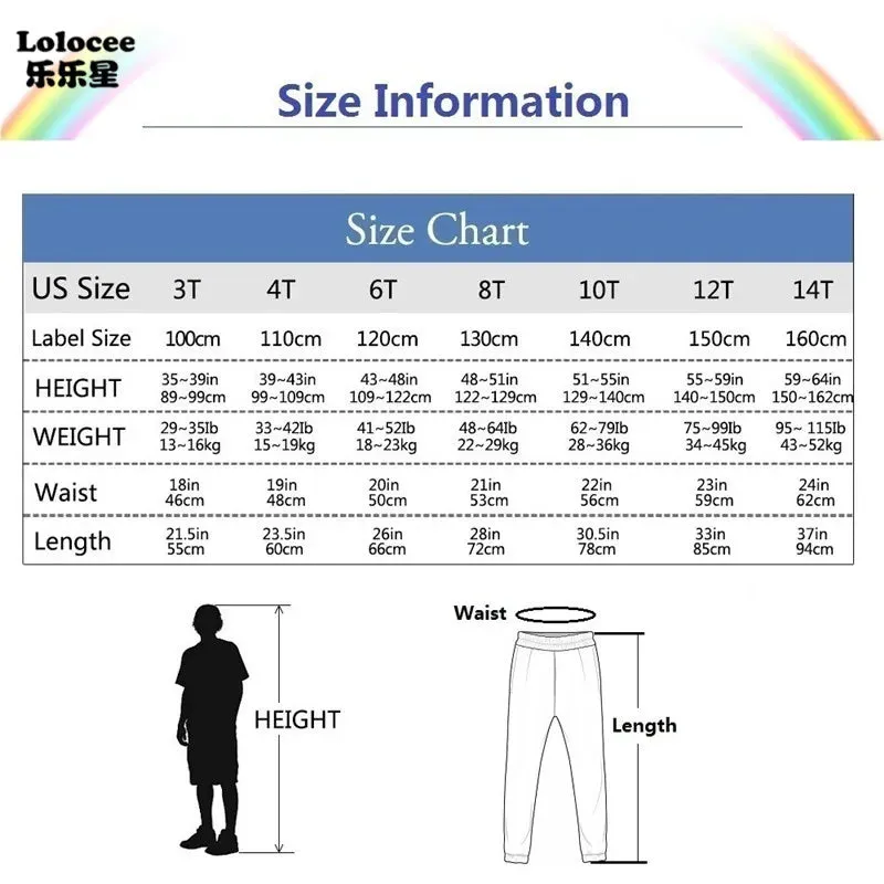 Teenage Sweatpant For Unisex Kids Casual School Sport Pants Cotton Funny Battery Trousers Boy Spring Loose Jogger Pant