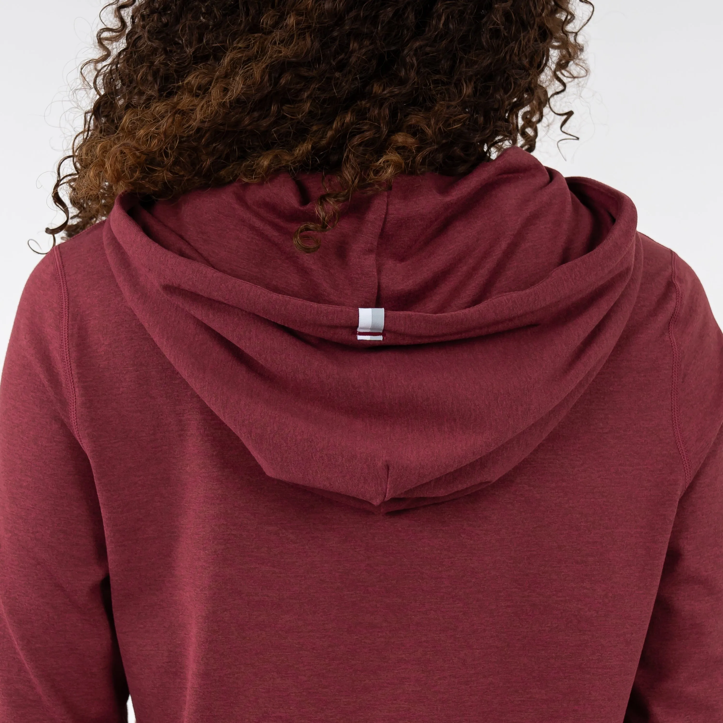 Tempo Performance Hoodie | Heather - Red Card Red/Merlot