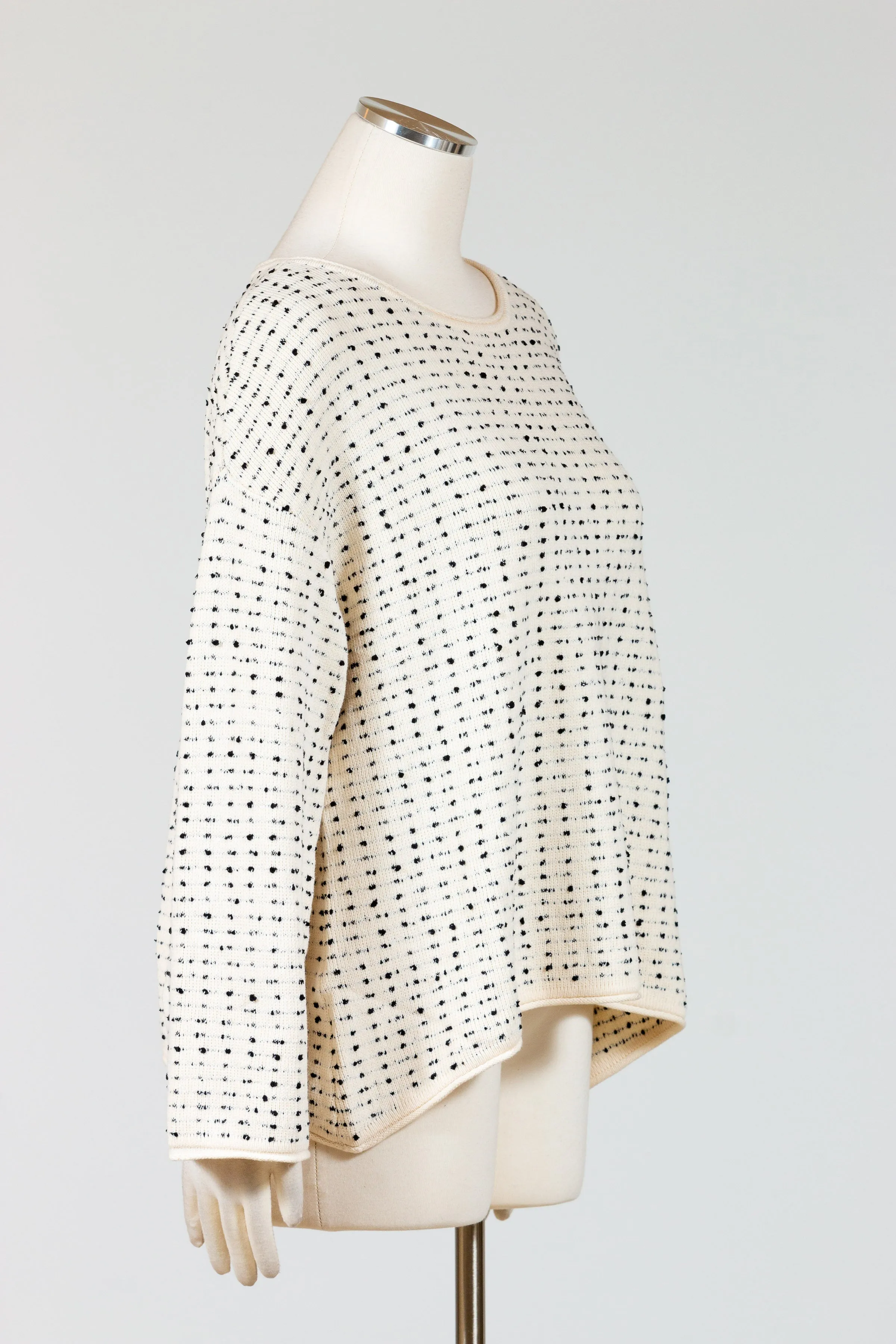 Textured Dots Sweater