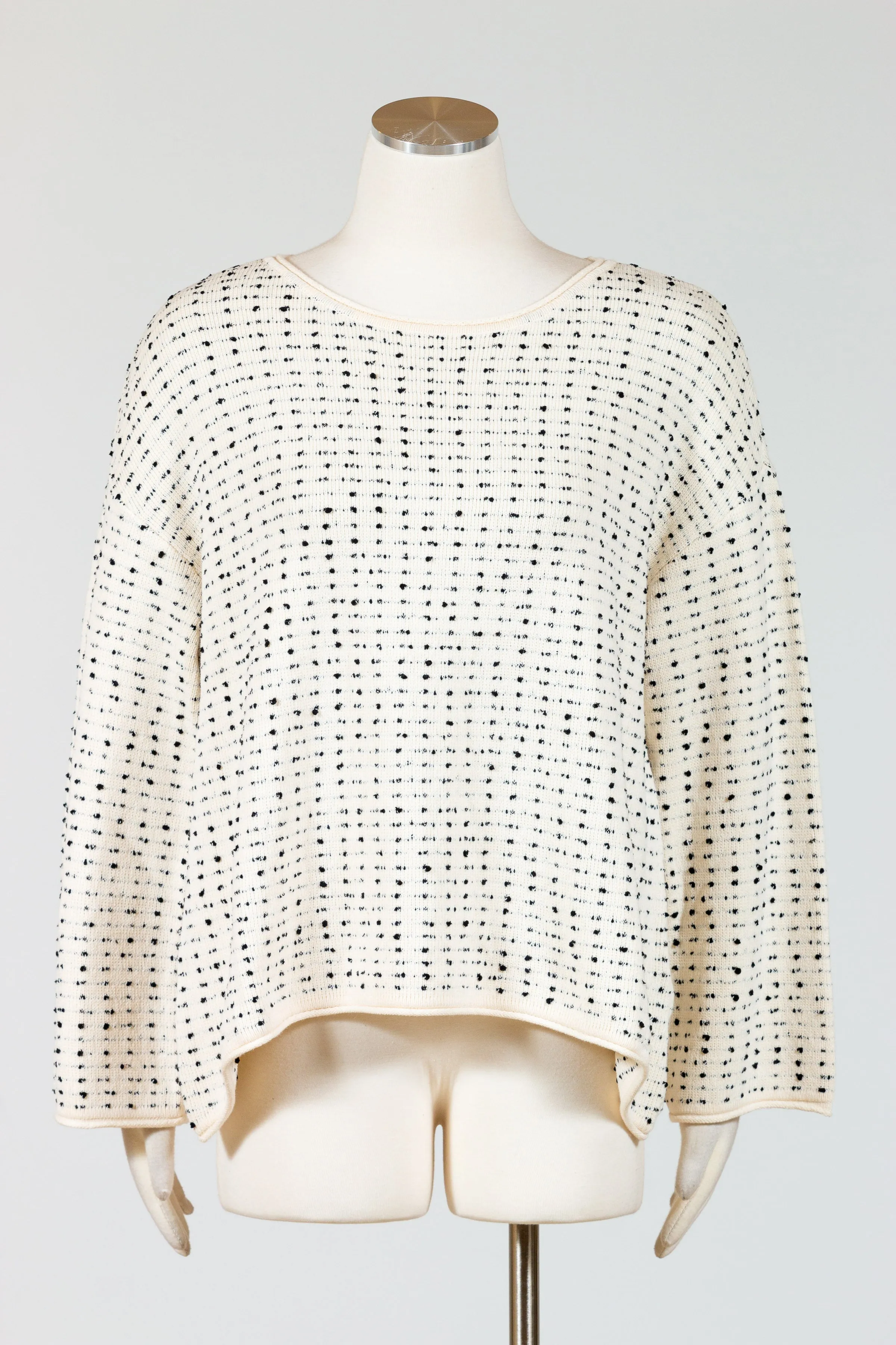 Textured Dots Sweater