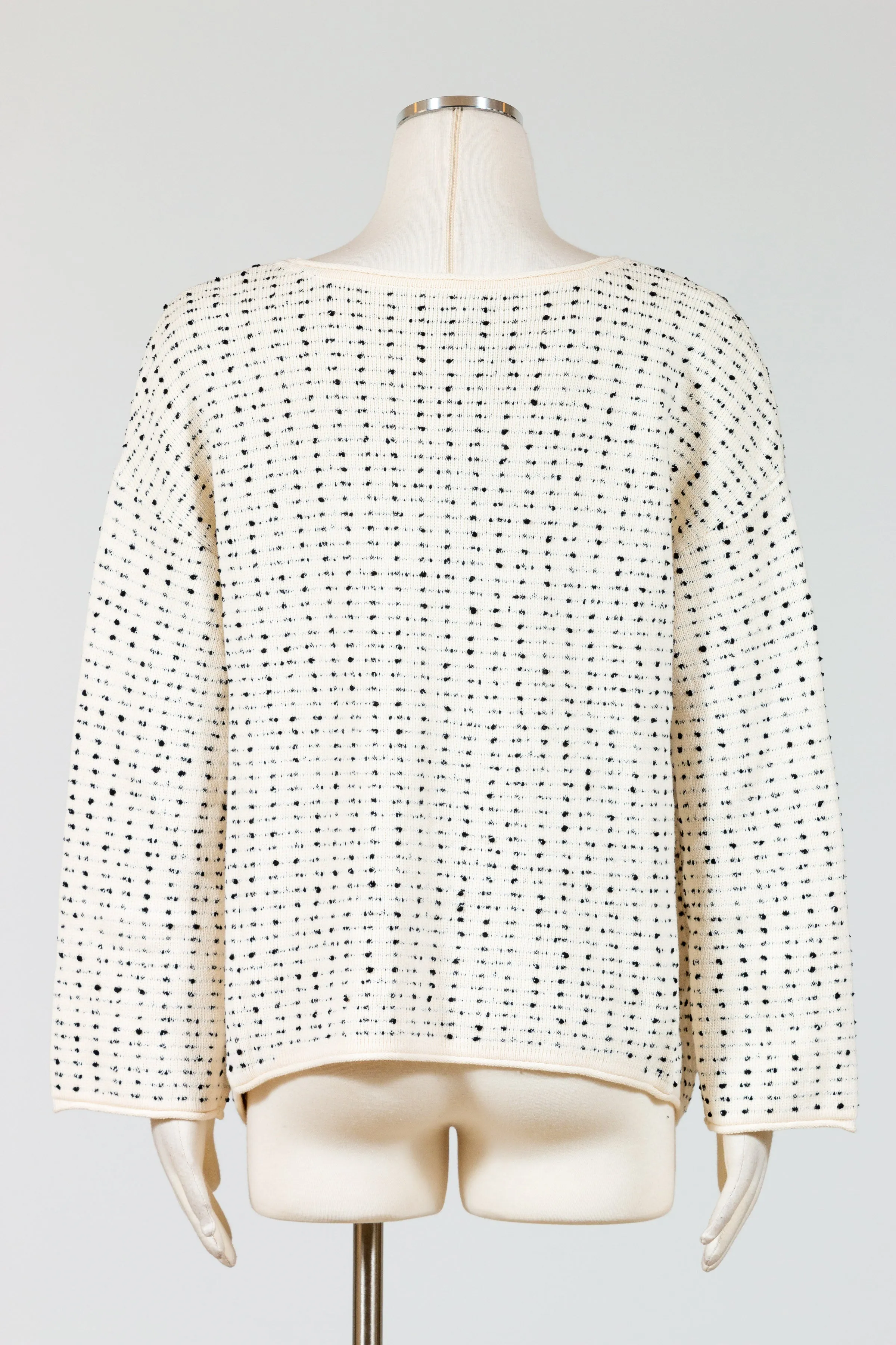 Textured Dots Sweater