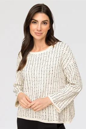 Textured Dots Sweater