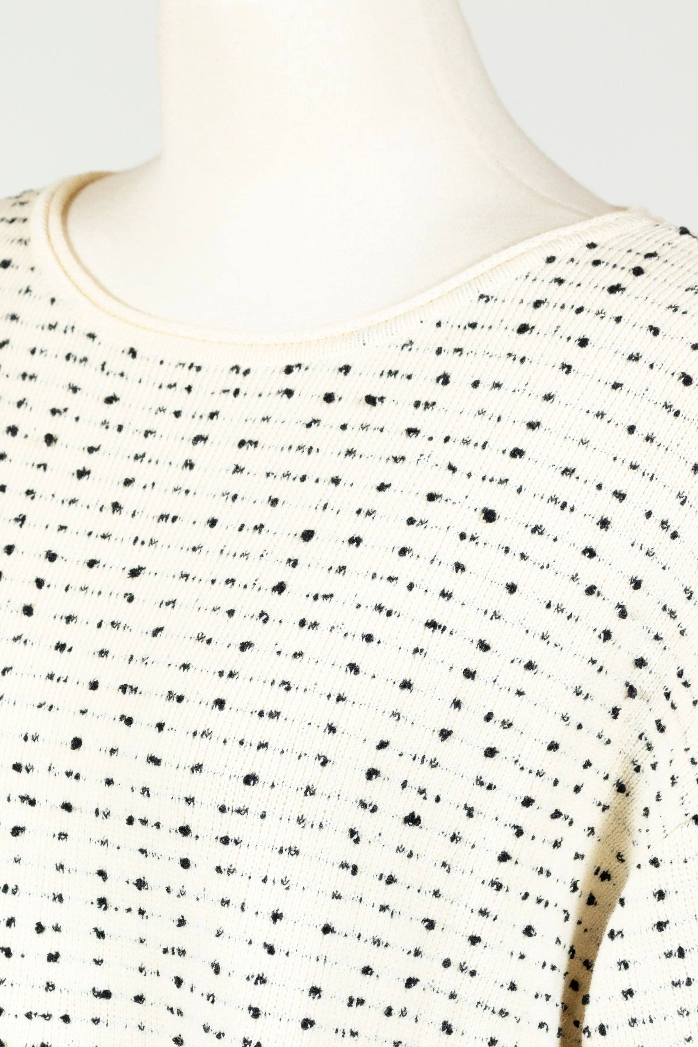 Textured Dots Sweater