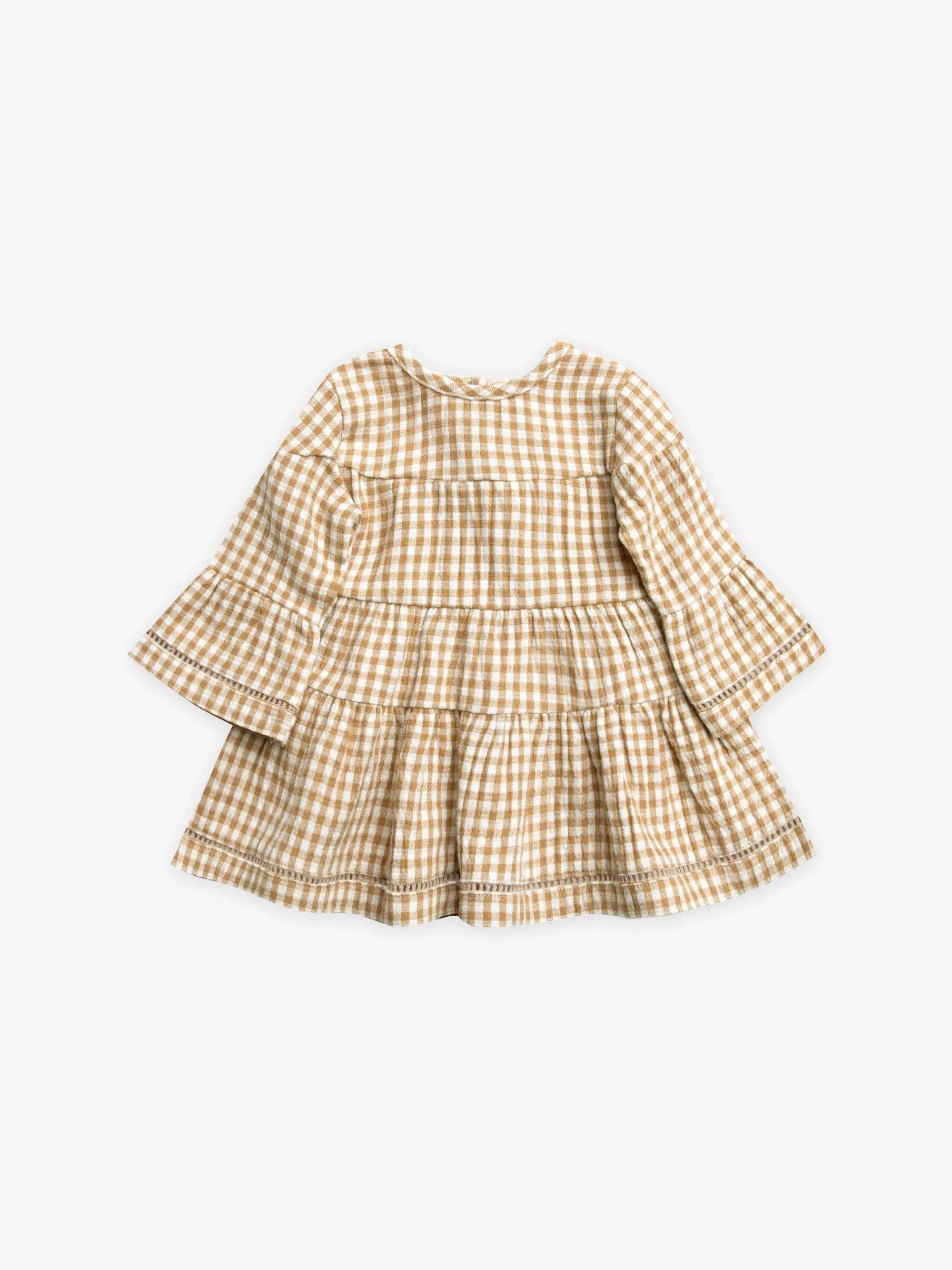 The Belle Dress by Quincy Mae - Honey Gingham - BABY