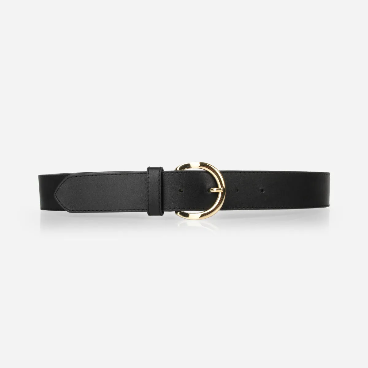 The Complement Belt Gold Black