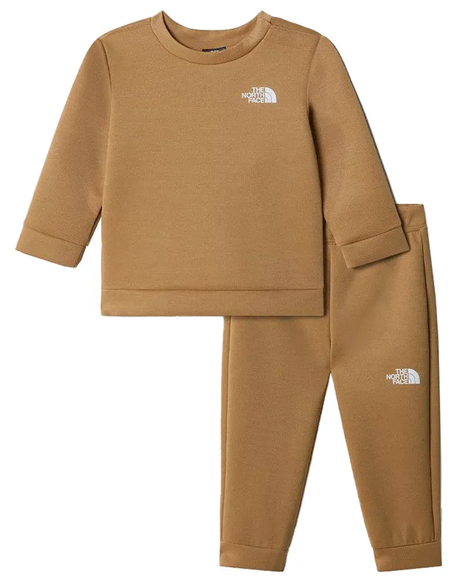 The North Face Infants Dropped Shoulder Cotton Set Almond Butter