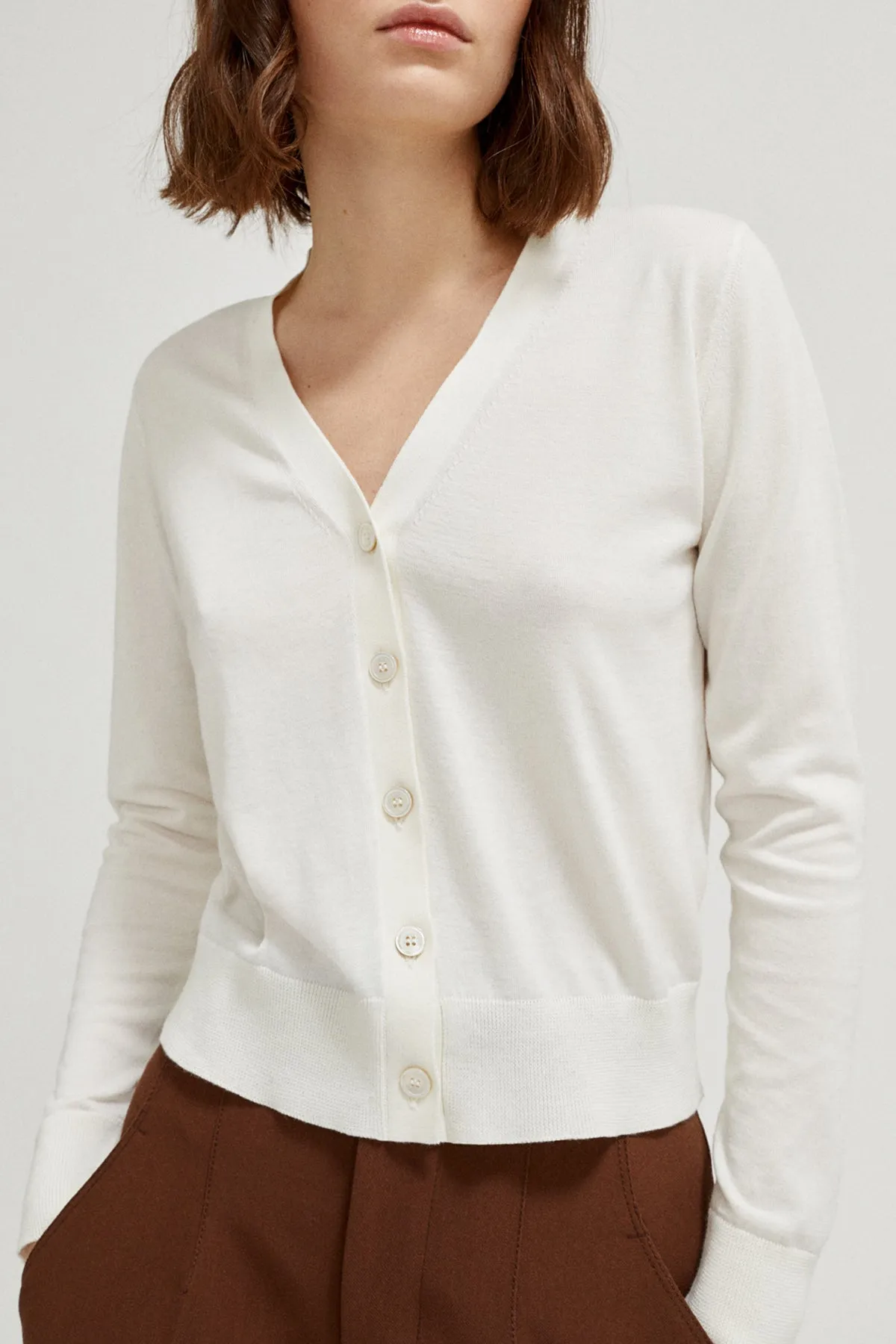 The Organic Cotton Lightweight Cardigan – Imperfect Version