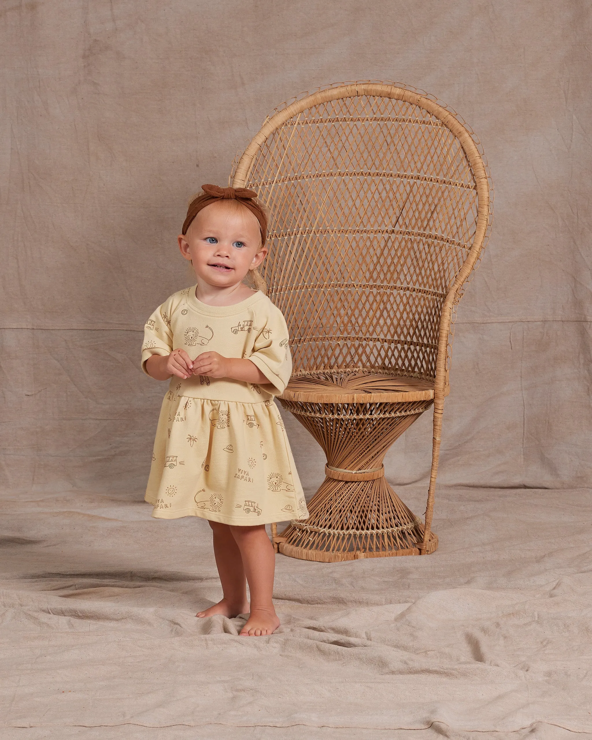 The Raglan Dress by Rylee & Cru - Viva Safari - BABY