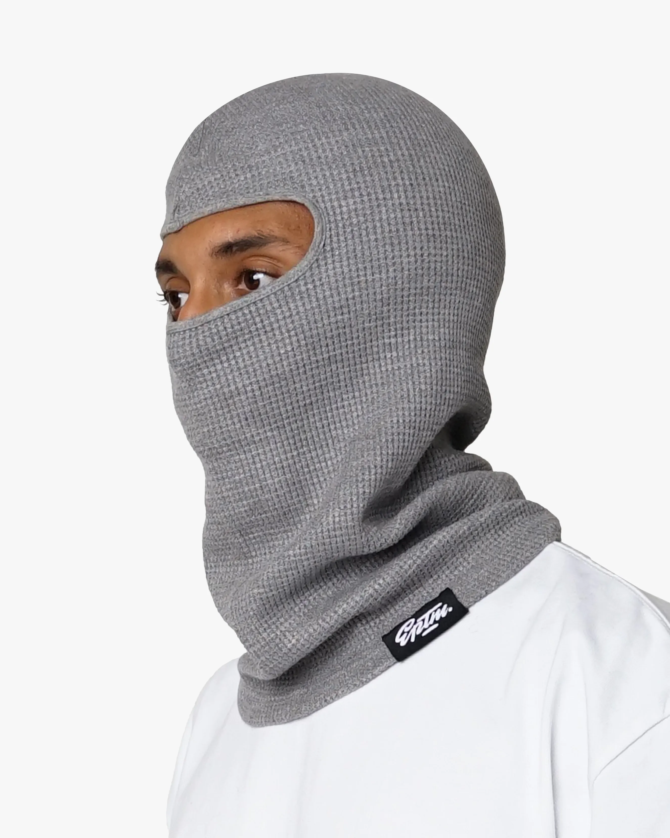 THERMAL BALACLAVA-HEATHER GREY