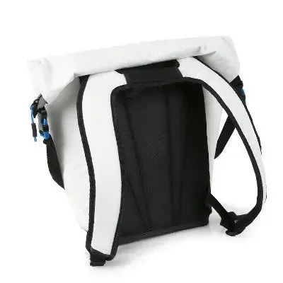 Titan by Arctic Zone 13QT/20-Can Cooler Backpack Soft Sided Leak-Proof, White