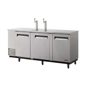 Turbo Air (TBD-4SD-N) 91" Wide Direct Draw Draft Beer Dispenser / Keg Cooler featuring Three Solid Doors