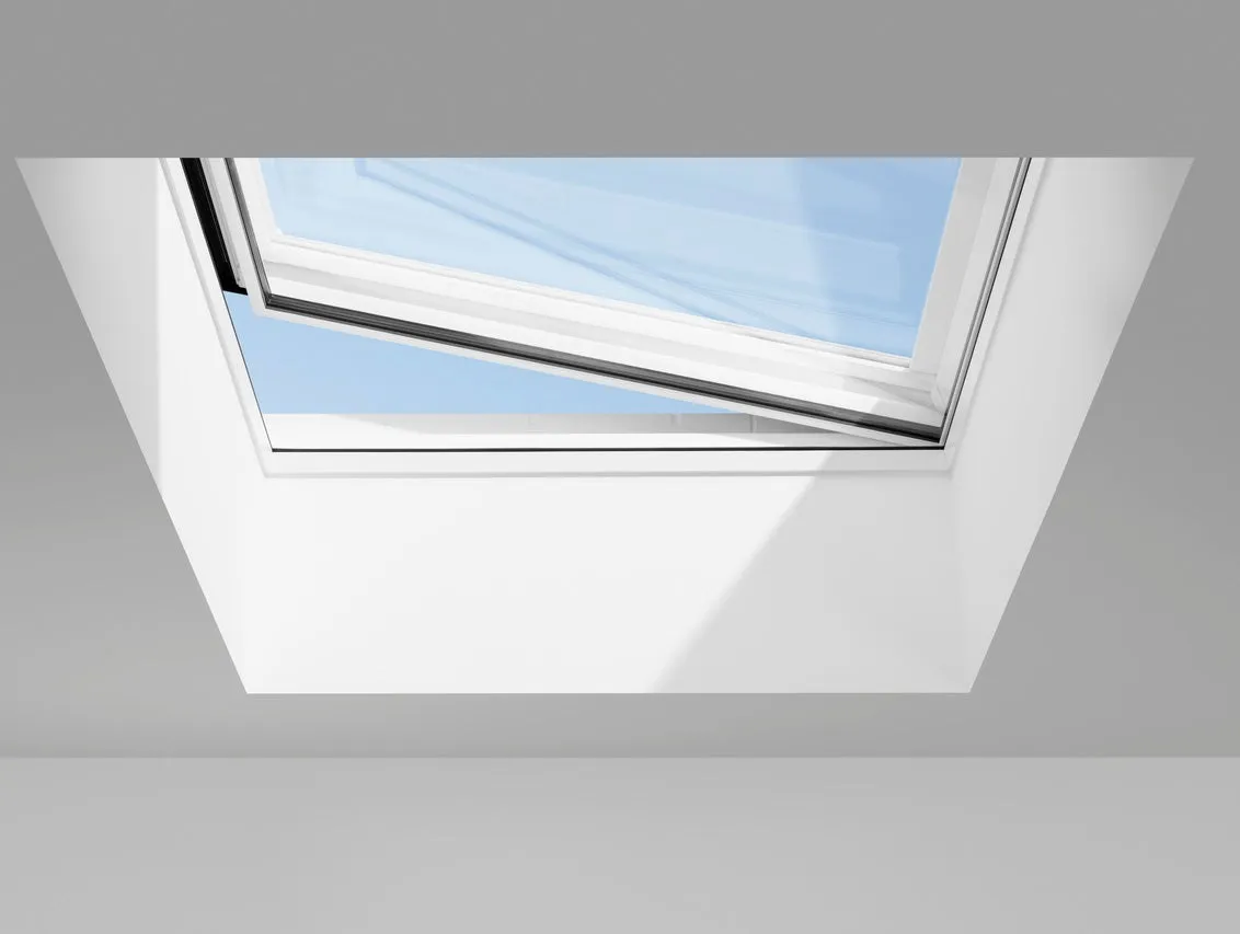 VELUX CVU 080080 1093 INTEGRA® Electric Curved Glass Rooflight Package 80 x 80 cm (Including CVU Triple Glazed Base & ISU Curved Glass Top Cover)