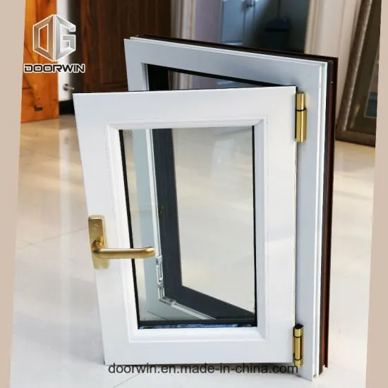 White Color Thermal Break Aluminum Tilt Turn Window - China Normal Aluminum Extrusion Tilt Turn Windows, Tint Glazing Swing Window