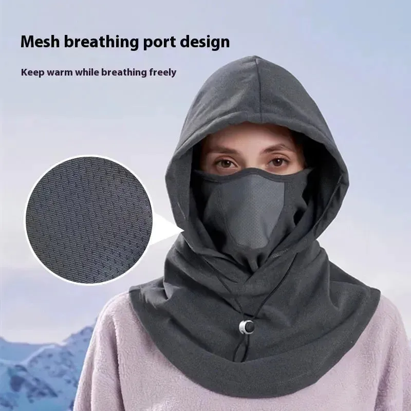 Winter Fleece full  Face Mask Winter Face Covering cold weather balaclava