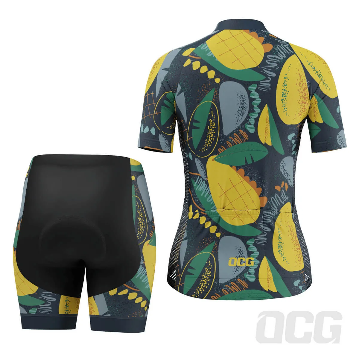 Women's Mango Fruit Indulgence 2 Piece Cycling Kit