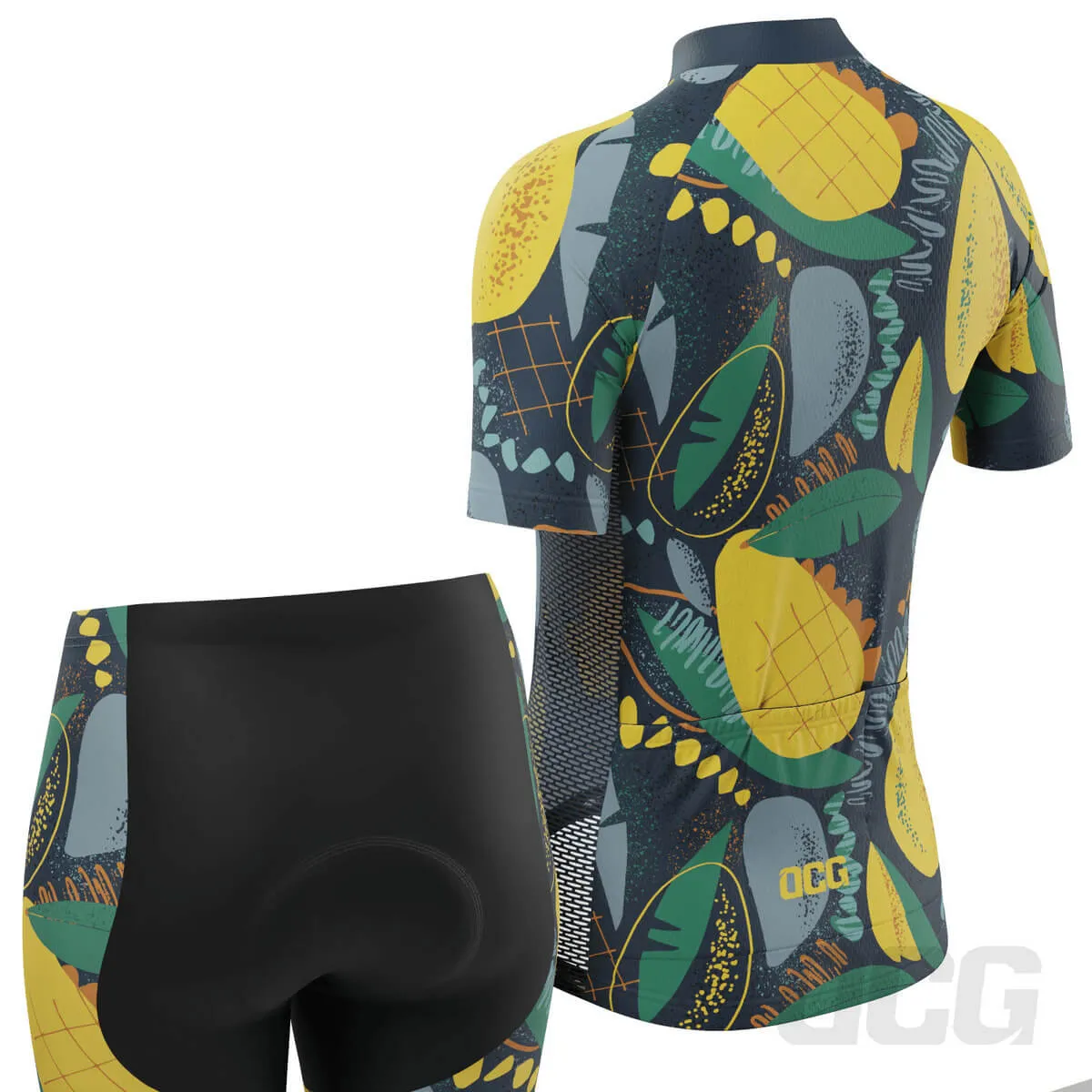 Women's Mango Fruit Indulgence 2 Piece Cycling Kit