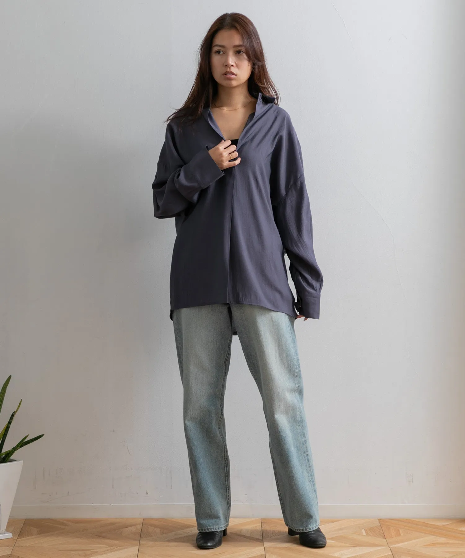 【WOMEN】YANUK ボーイズストレート LEA  TVS Trick Denim