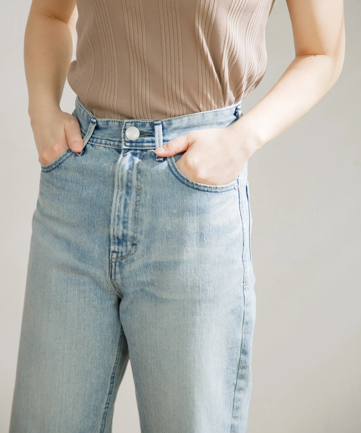 【WOMEN】YANUK ボーイズストレート LEA  TVS Trick Denim