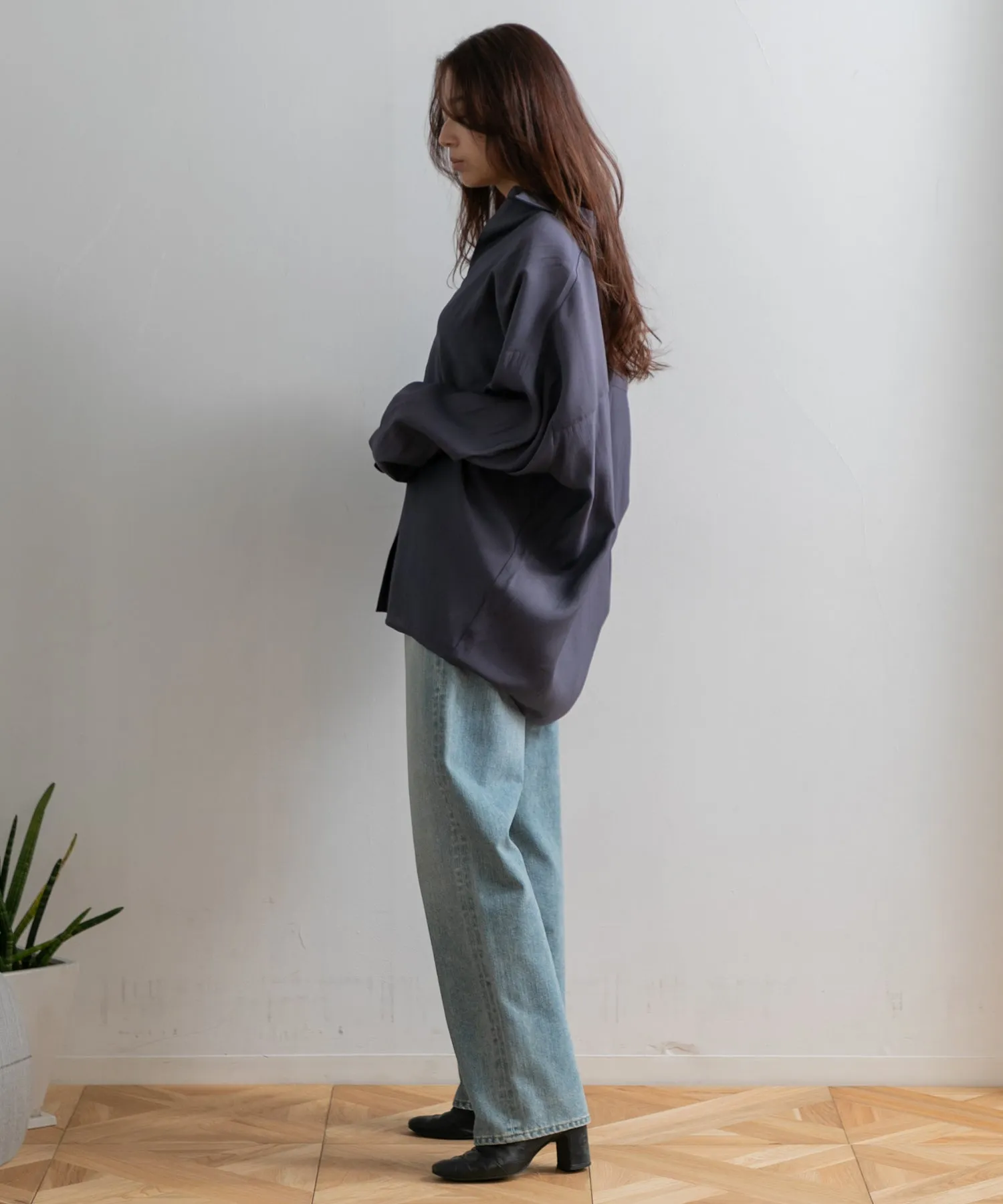 【WOMEN】YANUK ボーイズストレート LEA  TVS Trick Denim