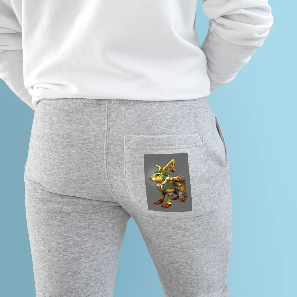 Yellow Amara Premium Fleece Joggers