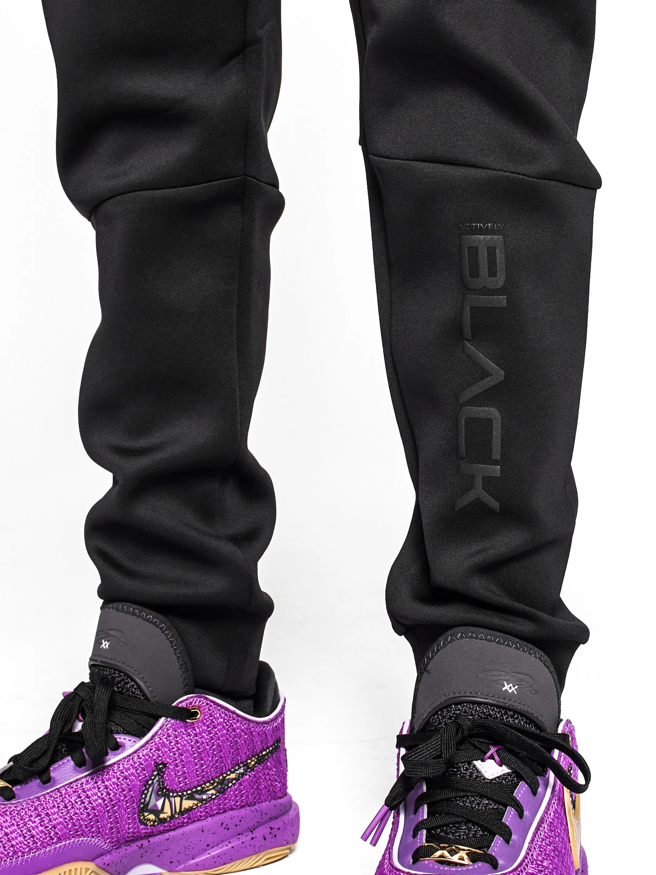 Youth Actively Black Performance Tech Joggers